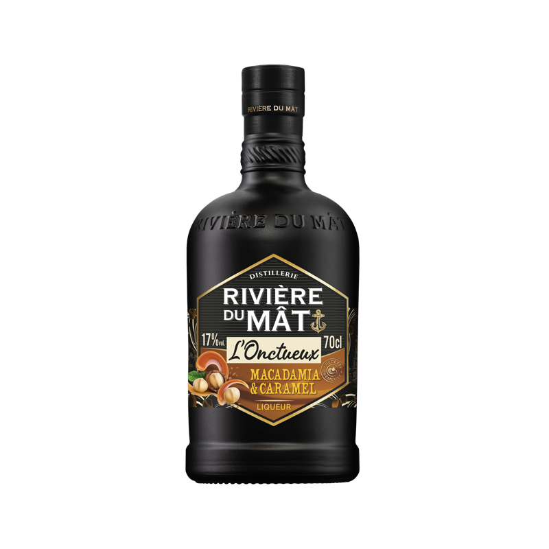 Rivière du Mat - L'onctueux Macadamia & Caramel - 17% vol - 70cl