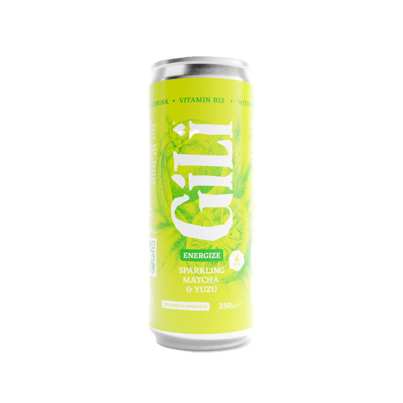 Gili - Energize Matcha & Yuzu bio (12 x 25cl blik)