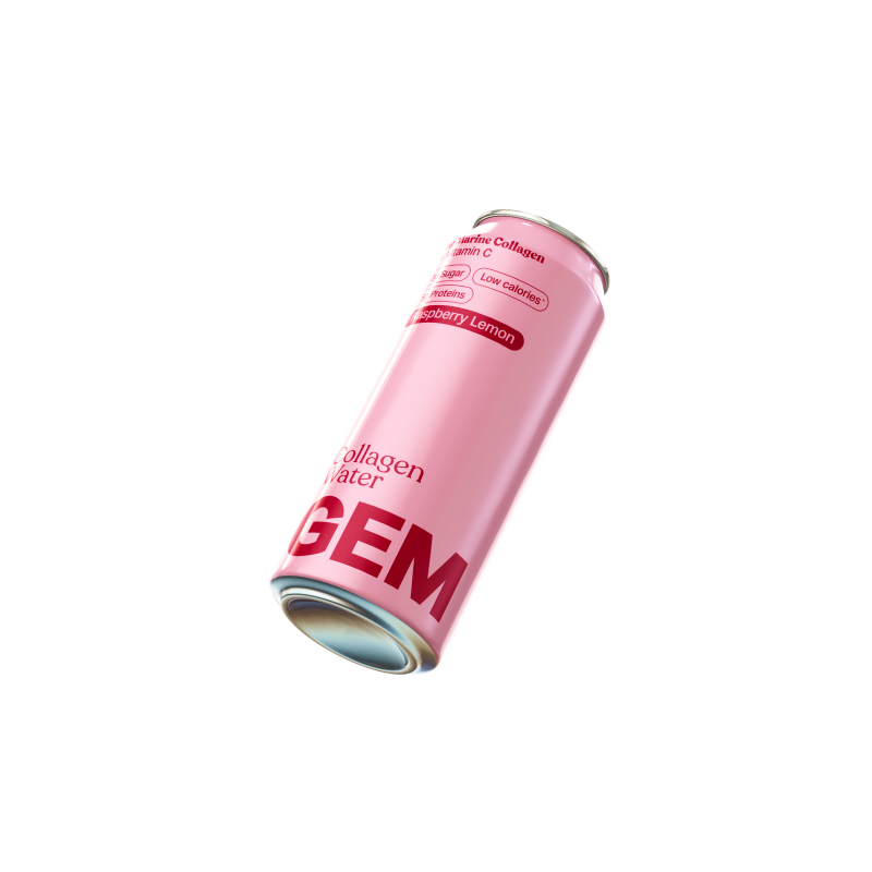 GEM Collagène - Raspberry Lemon (12 x 25cl blik)