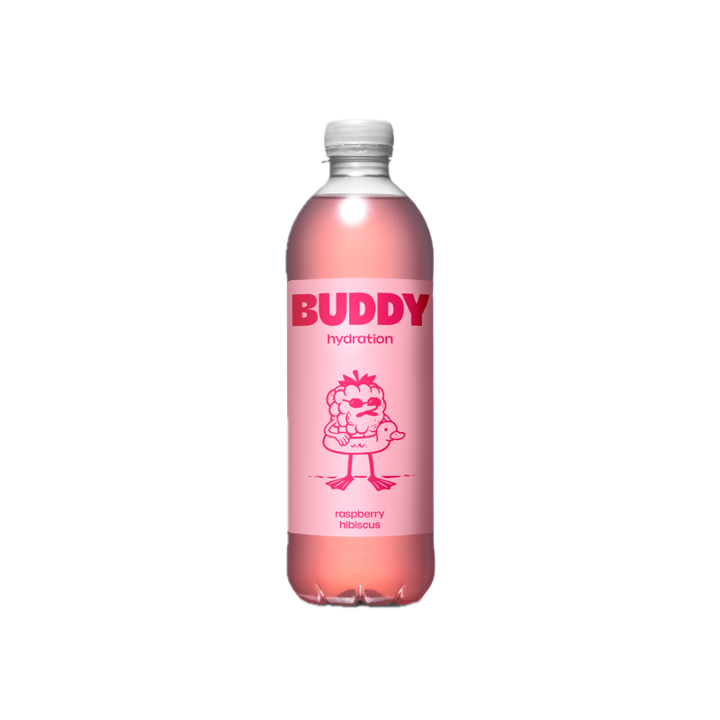 Buddy Hydration Raspberry Hibiscus (6 x 50cl PET)