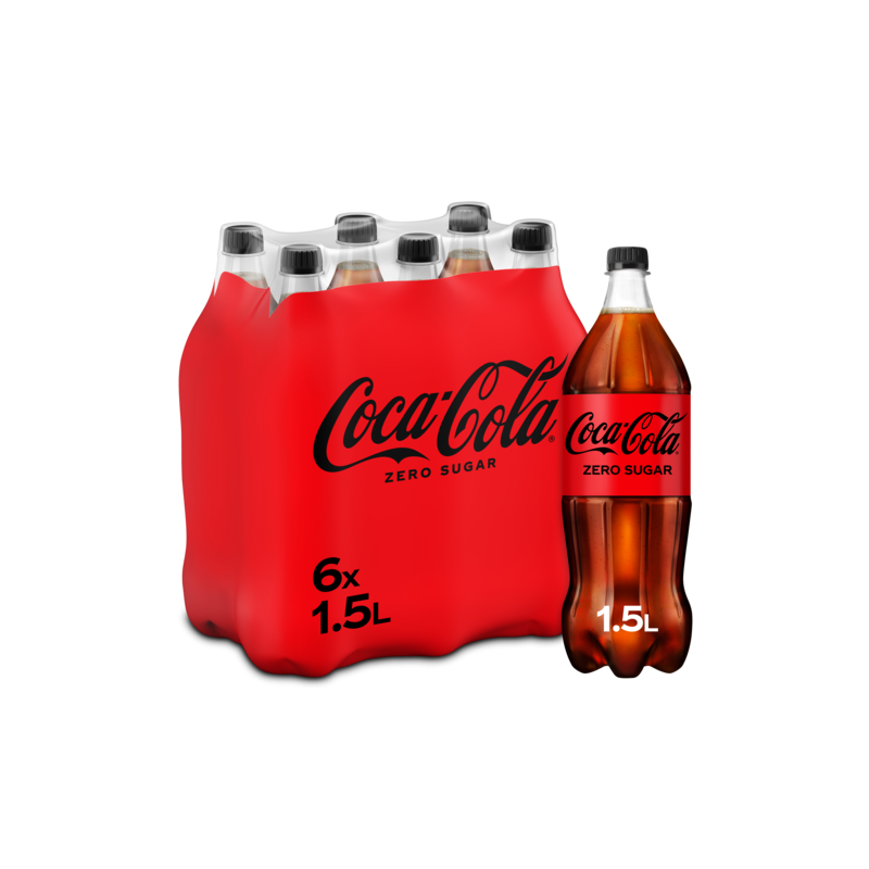 Coca-Cola Zéro (6 x 1,5L PET)