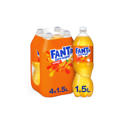 Fanta Zéro Orange (4 x 1,5L PET)