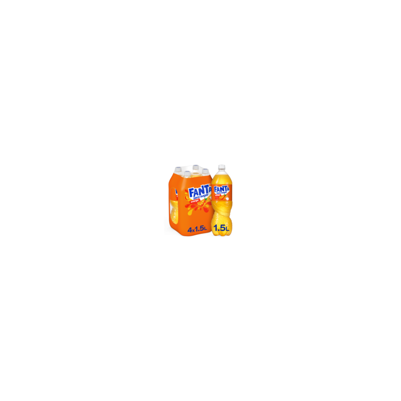 Fanta Zéro Orange (4 x 1,5L PET)