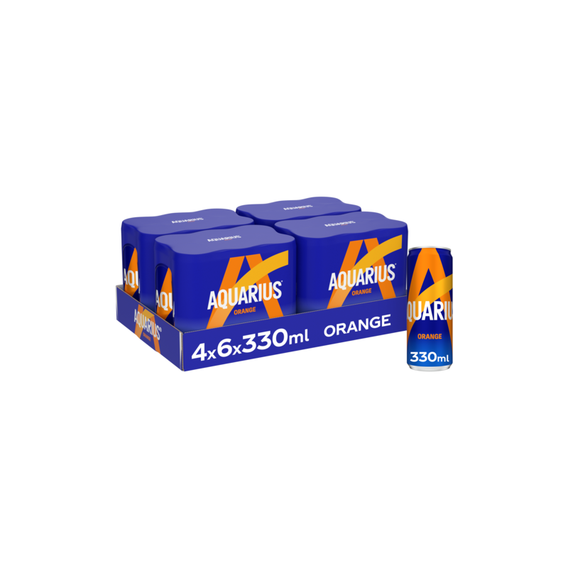 Aquarius Orange (24 x 33cl canettes)