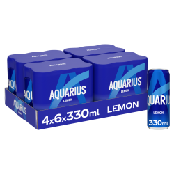 Aquarius Lemon (24 x 33cl blik)