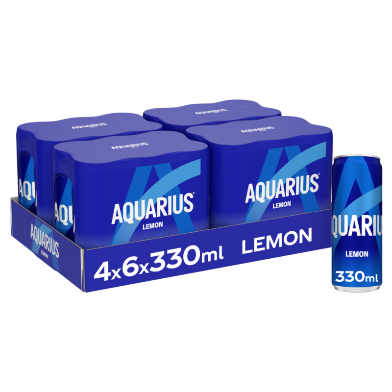 Aquarius Lemon (24 x 33cl blik)