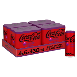 Coca-Cola Zéro Cherry (24 x 33cl canettes)
