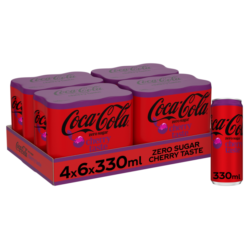 Coca-Cola Zéro Cherry (24 x 33cl canettes)
