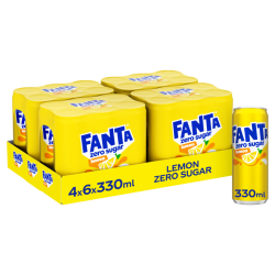 Fanta Lemon Zéro (24 x 33cl blik)