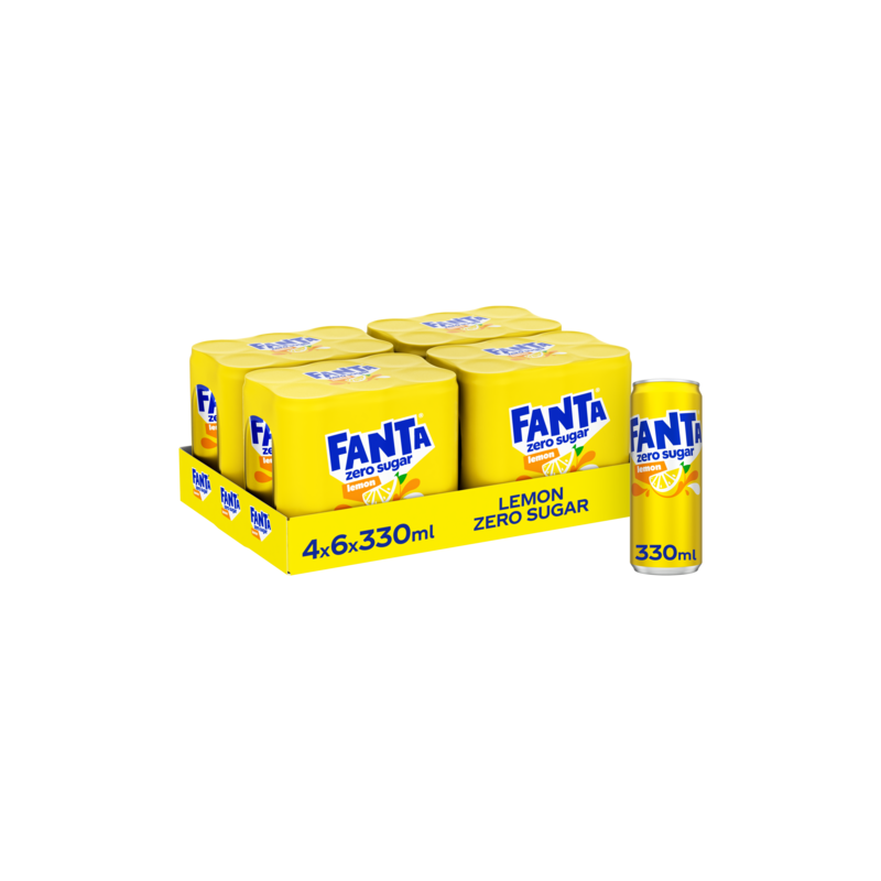 Fanta Lemon Zéro (24 x 33cl blik)