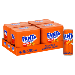 Fanta Orange Zéro (24 x 33cl blik)