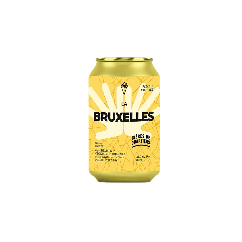 La Bruxsel 6.3% - Bières de quartier (24 x 33cl blik)