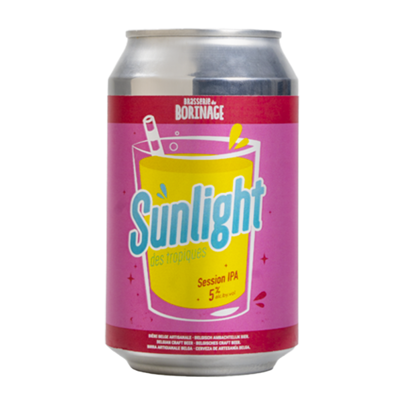 Sunlight des tropiques - Borinage (24 x 33cl canettes)