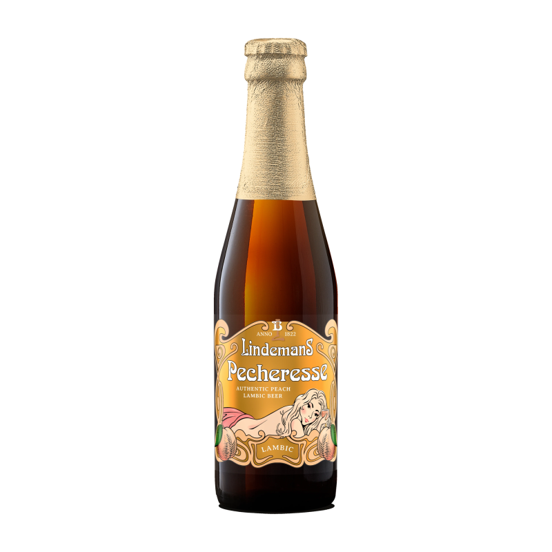 Pecheresse Lindemans 2,5% (Casier de 24 x 25cl)