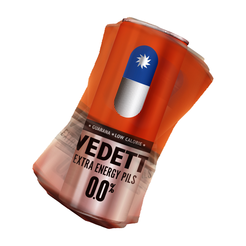 Vedett Extra Energy 0,0% (24 x 33cl Canettes)
