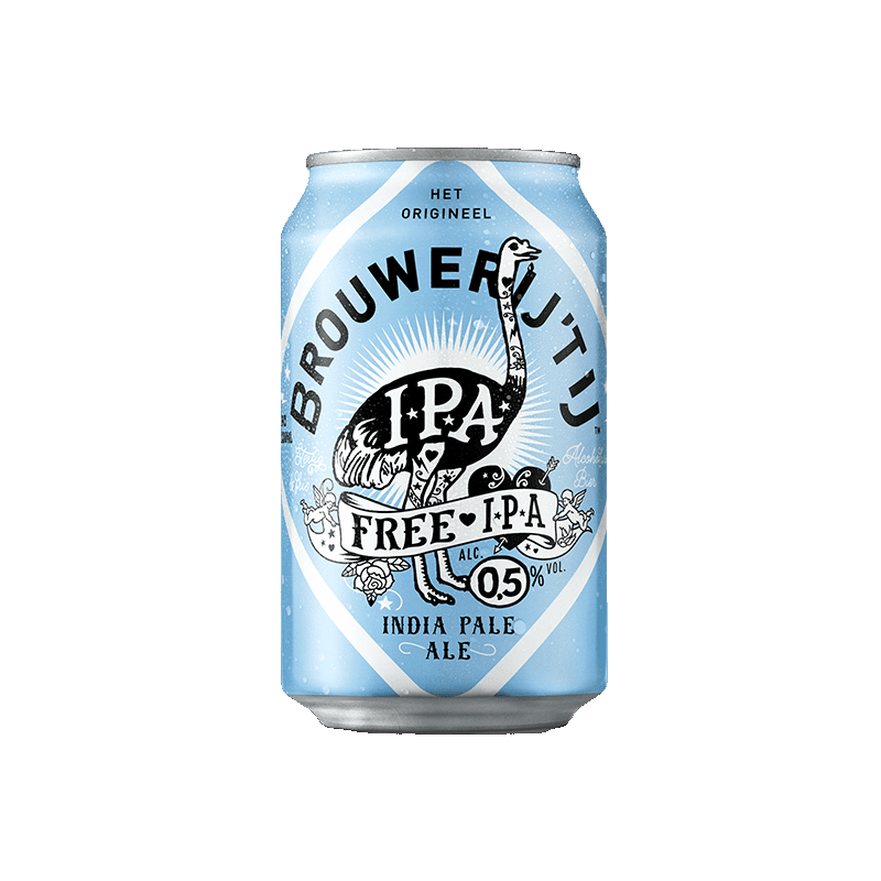 Brouwerij'Tij Free IPA 0,5% (12 x 33cl blik)