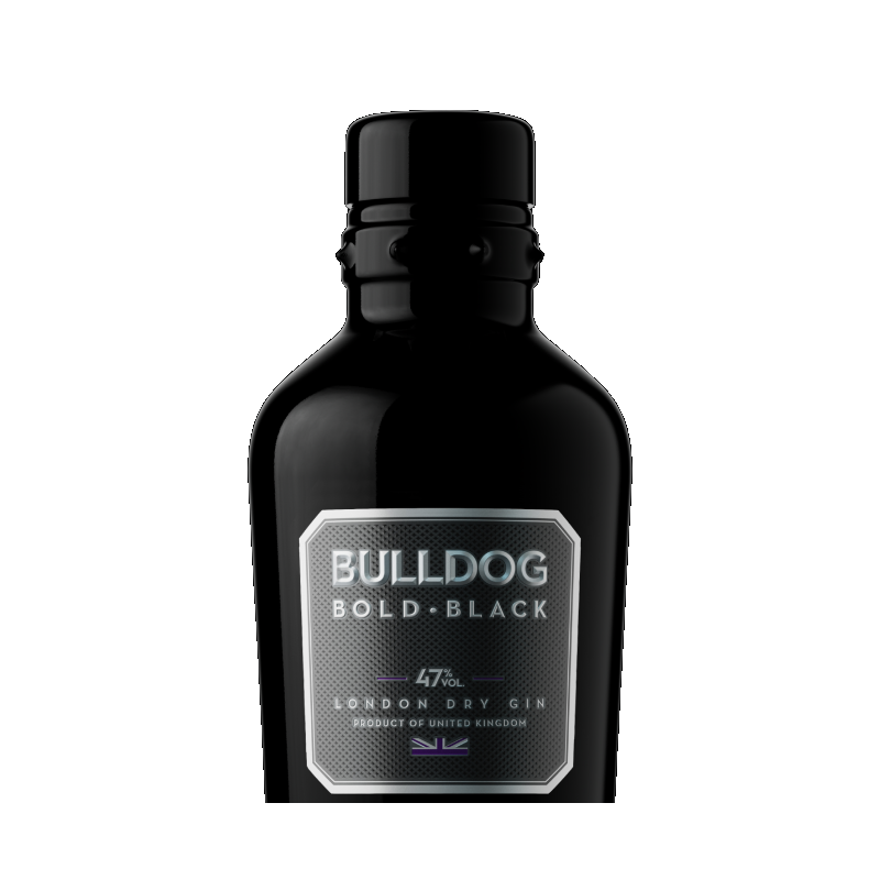 BullDog Bold Black Gin - 47% vol - 70cl