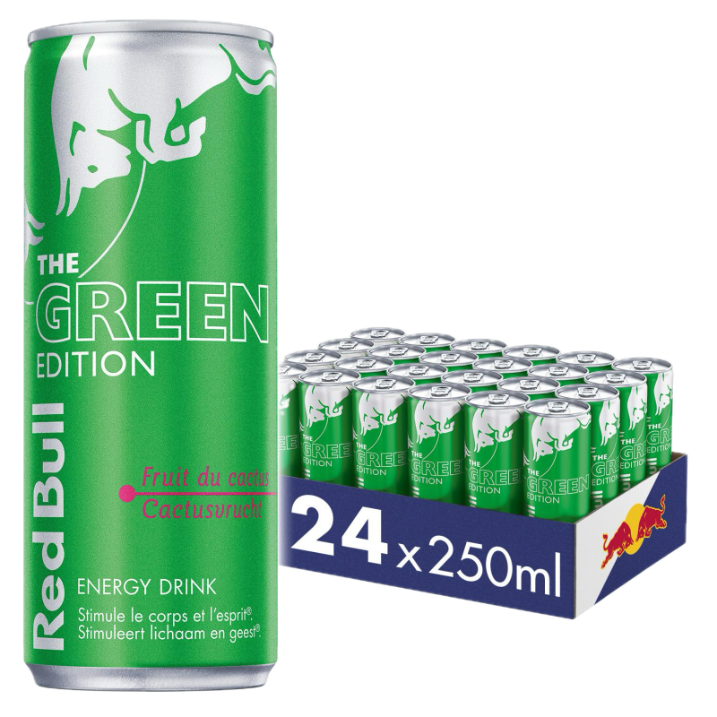Red Bull Green Cactus Edition (24 x 25cl blik)