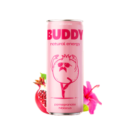 Buddy Pomegranate Hibiscus (12 x 25cl canettes)