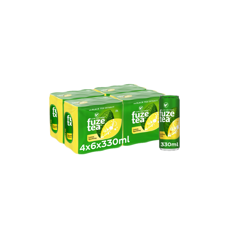 Fuze Tea Sparkling (24 x 33cl Canettes)