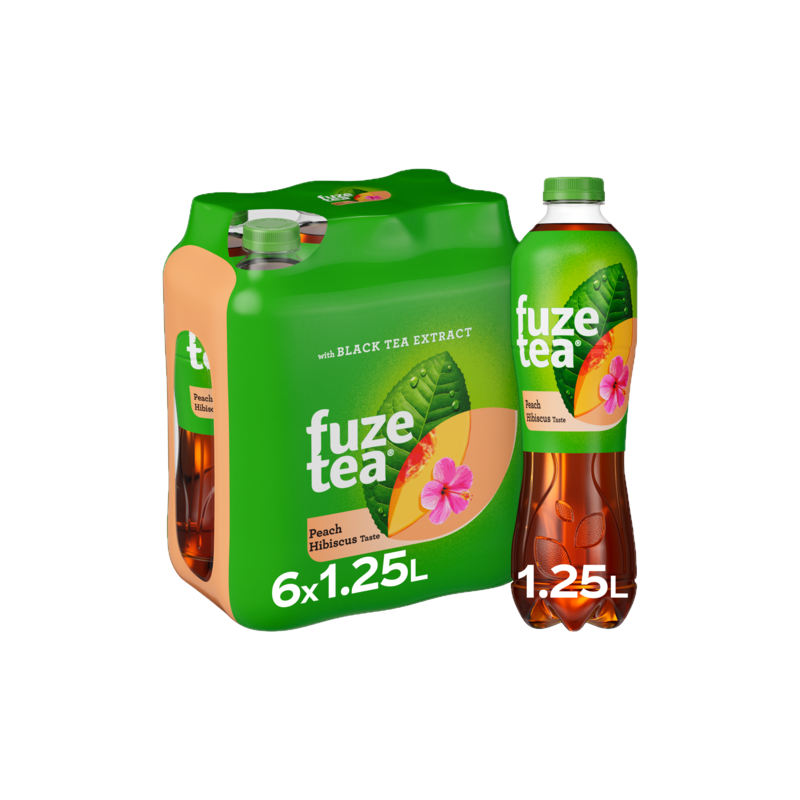 Fuze Tea Peach Hibiscus (6 x 1,25l PET)