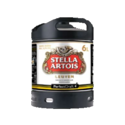 Stella Artois 5,2% (Fût Perfect Draft - 6L)