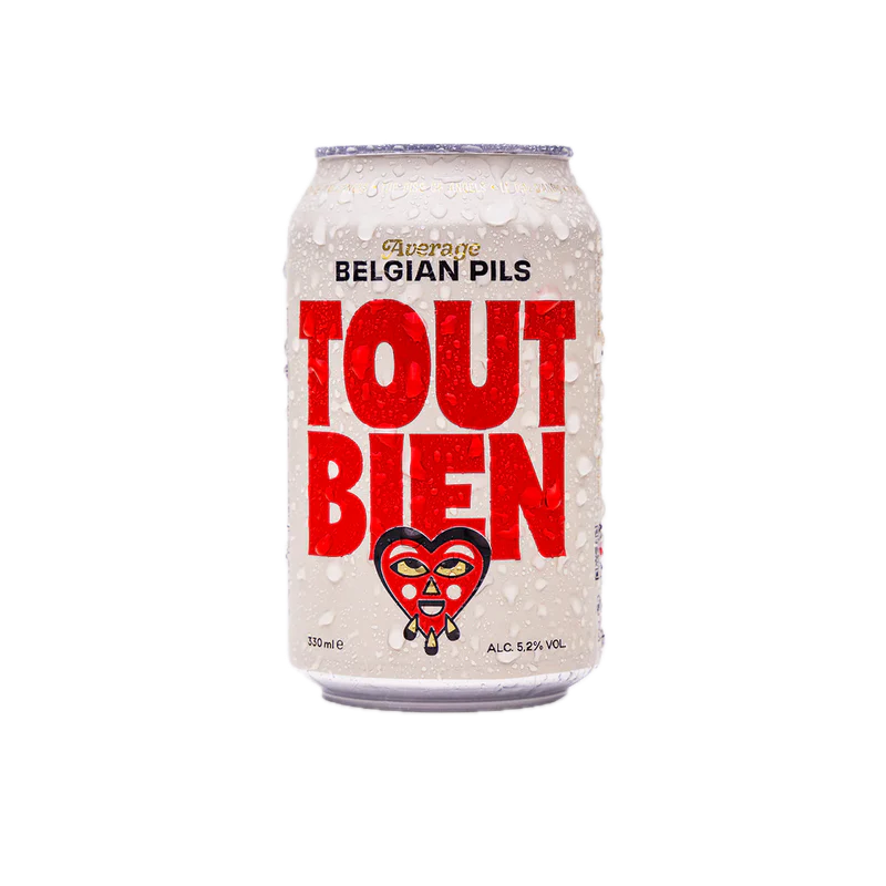 Tout Bien Pils 5.2% (18 x 33cl canettes)