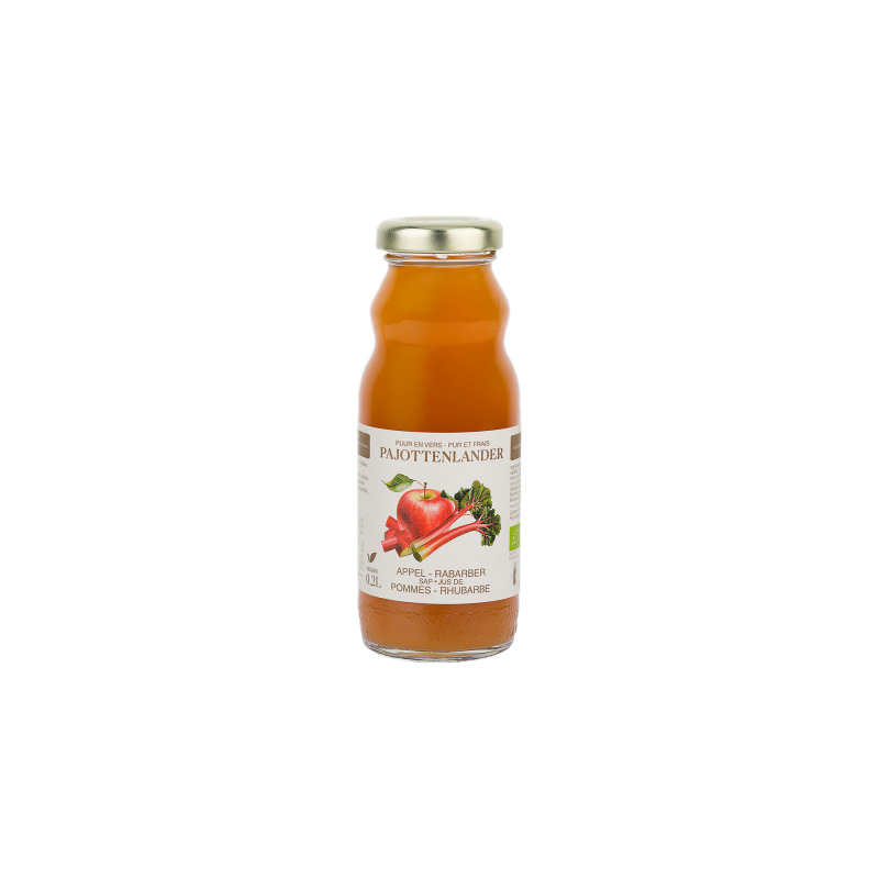 Pajottenlander Pomme-Rhubarbe Jus Bio (Casier de 24 x 20cl)