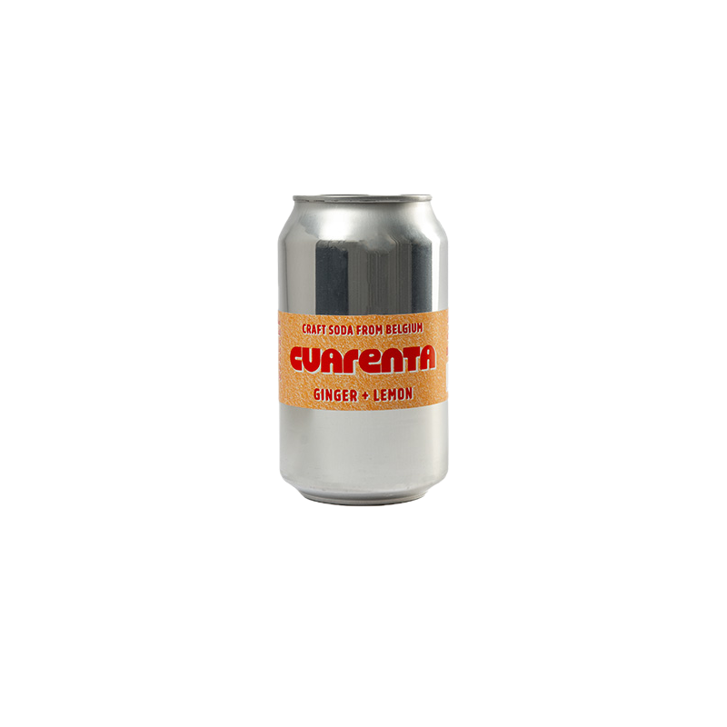 Cuarenta - Ginger x lemon (24 x 33cl canettes)