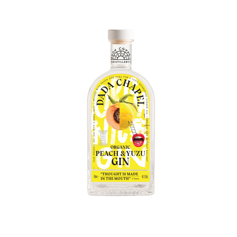 Organic Peach & Yuzu Gin  - Dada Chapel - 42% vol - 70cl