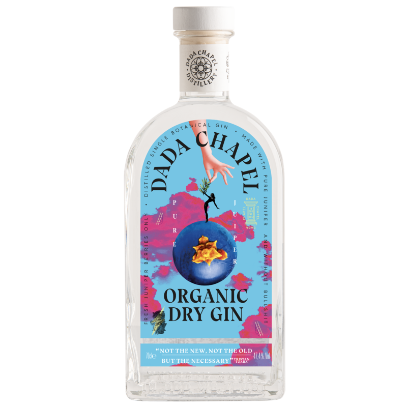 Organic Dry Gin  - Dada Chapel - 47.4% vol - 70cl