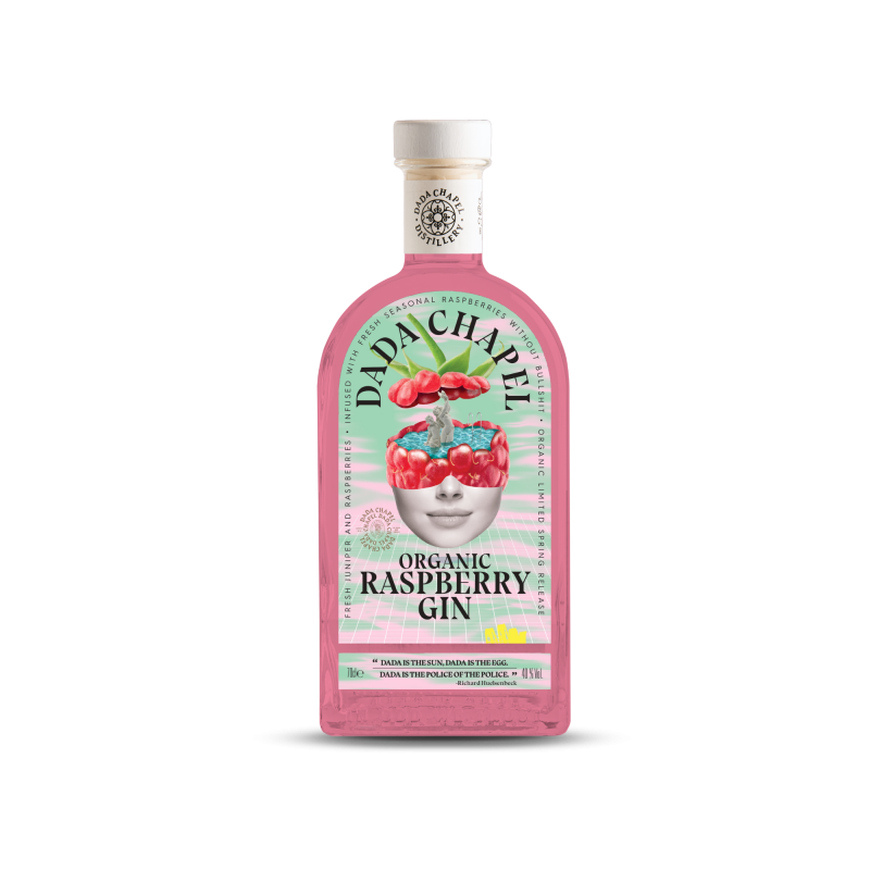 Organic Raspberry Gin - Dada Chapel - 40% vol - 70cl