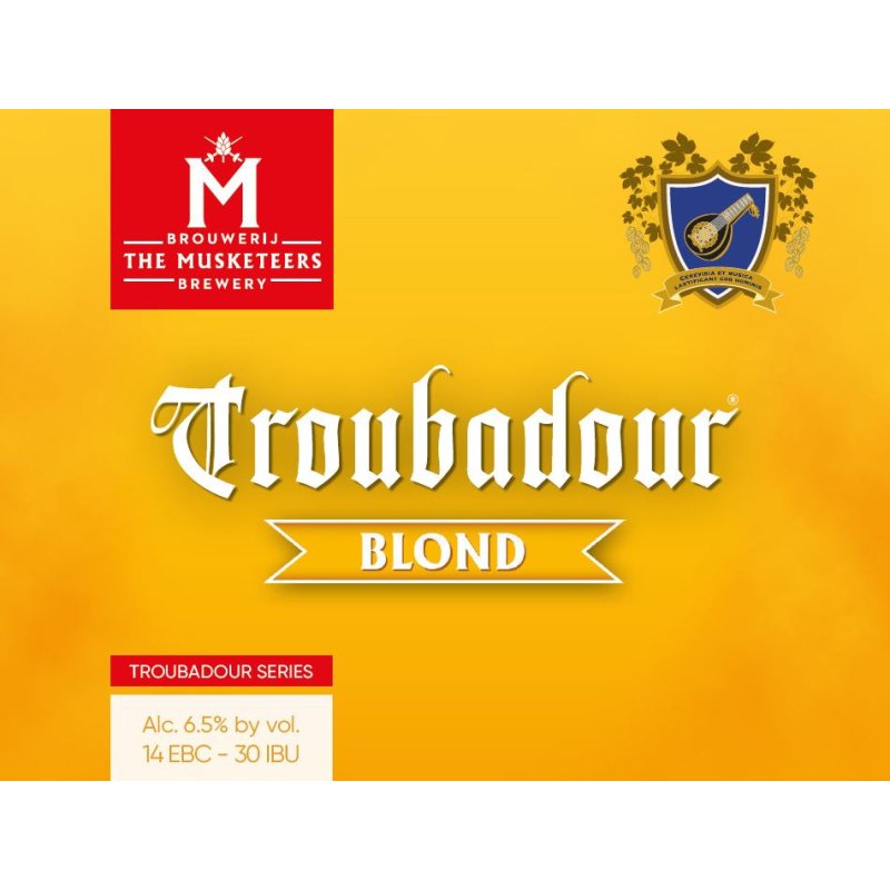 Troubadour Blonde 6.5% - Musketeers (Fût de 20L)