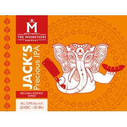 Jack's Precious IPA 5,9% - Musketeers (Fût de 20L)