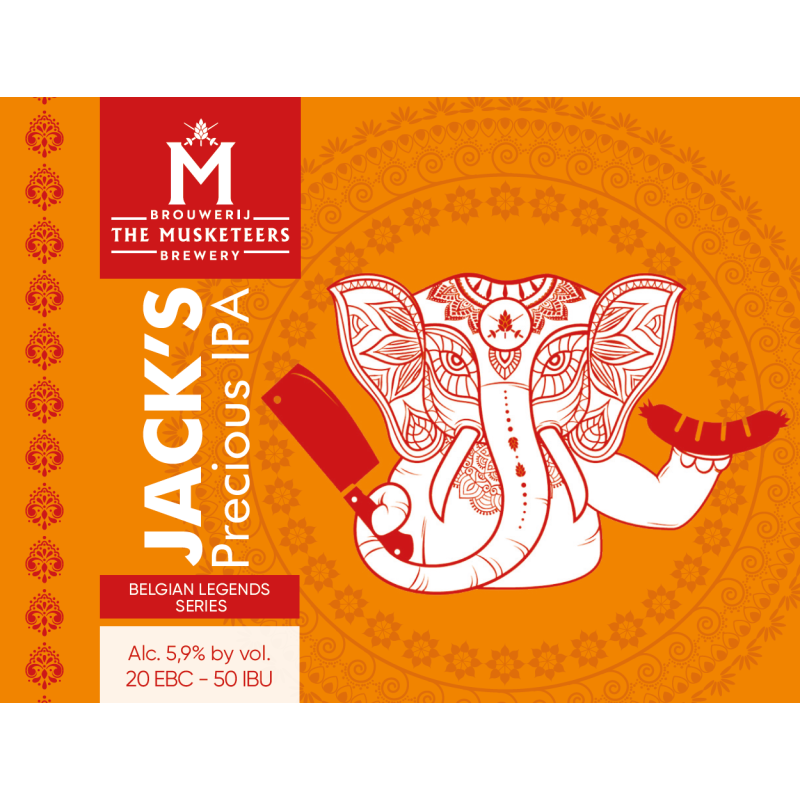 Jack's Precious IPA 5,9% - Musketeers (Fût de 20L)