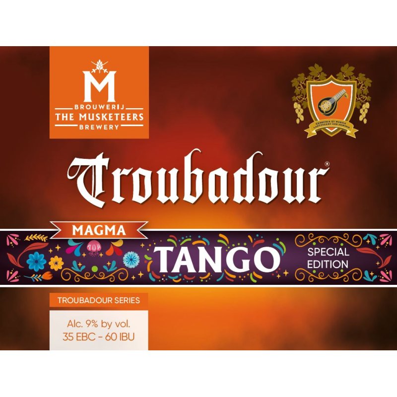 Troubadour Magma TANGO 9% - Musketeers (Fût de 20L)