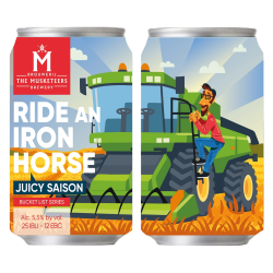 Ride An Iron Horse 5,9% - Musketeers (24 x 33cl blik)