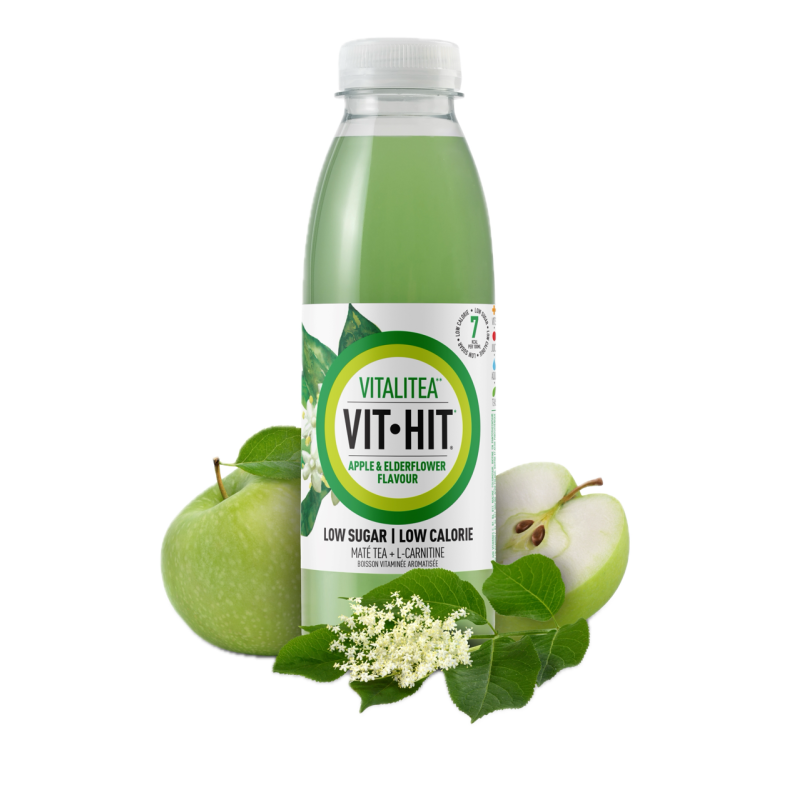 VitHit Lean and Green - Apple & Elderflower (12 x 50cl PET)