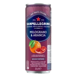 San Pellegrino Melograno & Arancia (24 x 33cl blik)