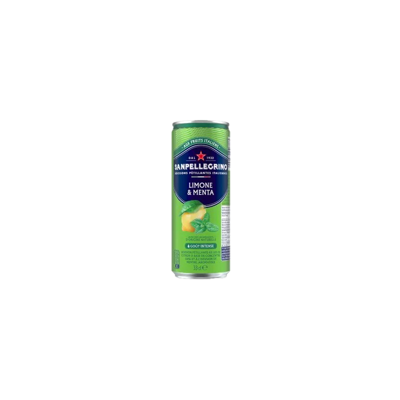 San Pellegrino Limone & Menta (24 x 33cl blik)