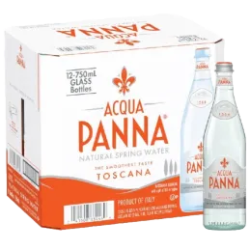San Pellegrino Acqua Panna (Carton de 12 x 75cl)