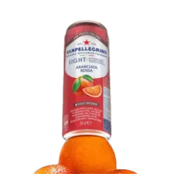 San Pellegrino Light Aranciata Rossa (24 x 33cl blik)