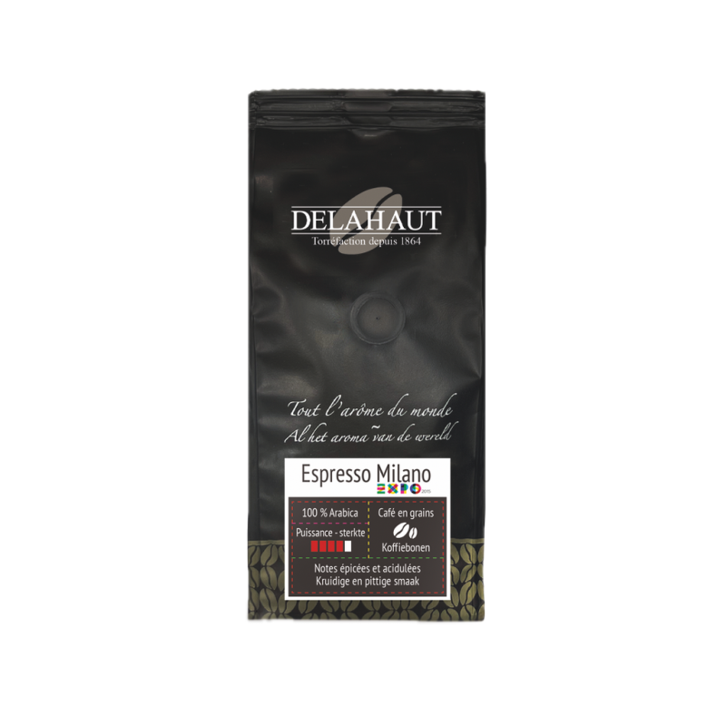 Delahaut Espresso Milano en grains 1kg