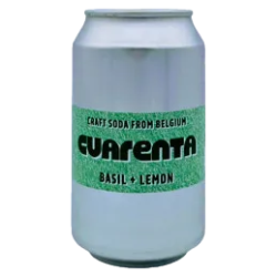 Cuarenta - Basil x lemon (24 x 33cl canettes)