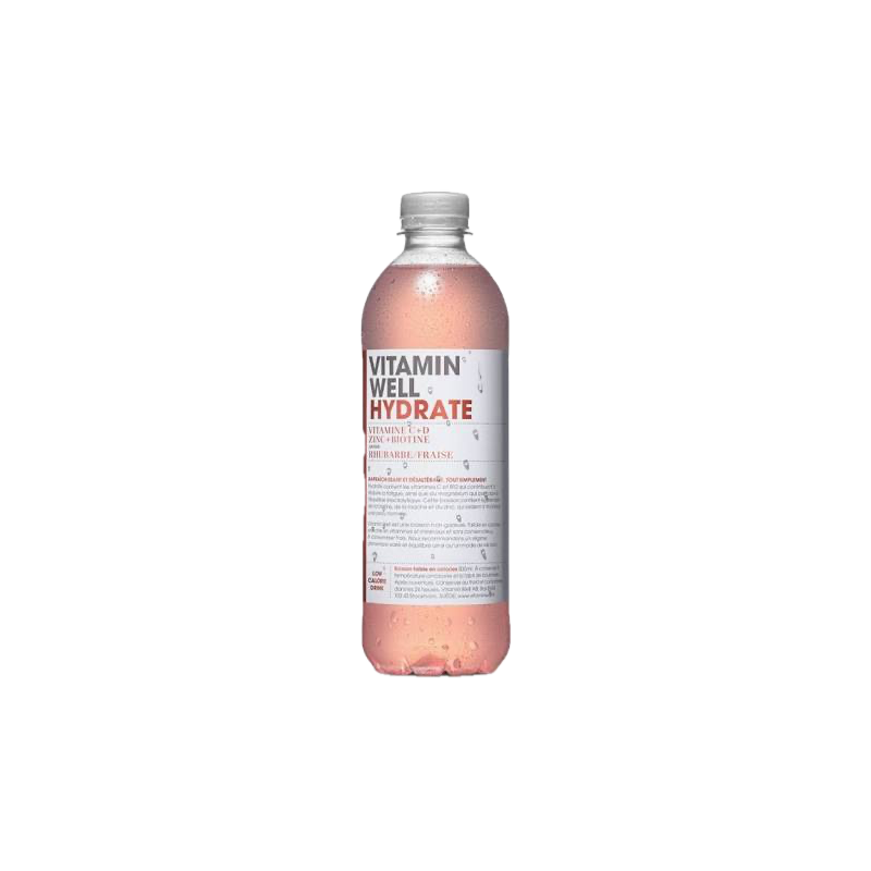 Vitamin Well Hydrate Rhubarbe (12 x 50cl PET)