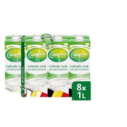 Campina Demi-Ecrémé (8 x 1L Tetra)