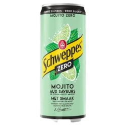 Schweppes Mojito Zéro (24 x 33cl blik)