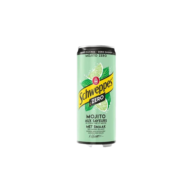Schweppes Mojito Zéro (24 x 33cl blik)