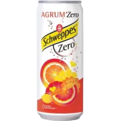 Schweppes Agrum Zéro (24 x 33cl blik)