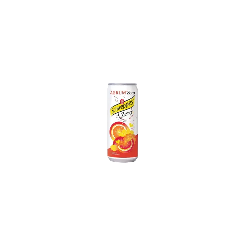 Schweppes Agrum Zéro (24 x 33cl blik)